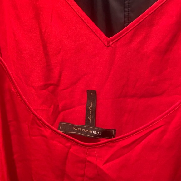 BCBGMaxAzria Dresses & Skirts - BCBGMAXAZRIA RED SLIP GOWN S